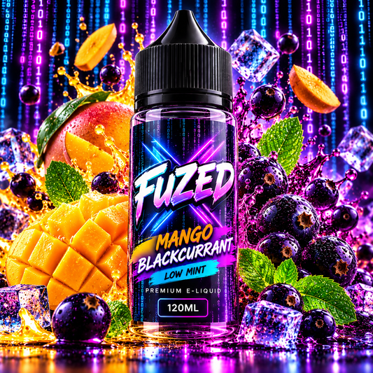 FUZED - Mango Blackcurrant - Low Mint - Liquid Flavour Blend - 120ml