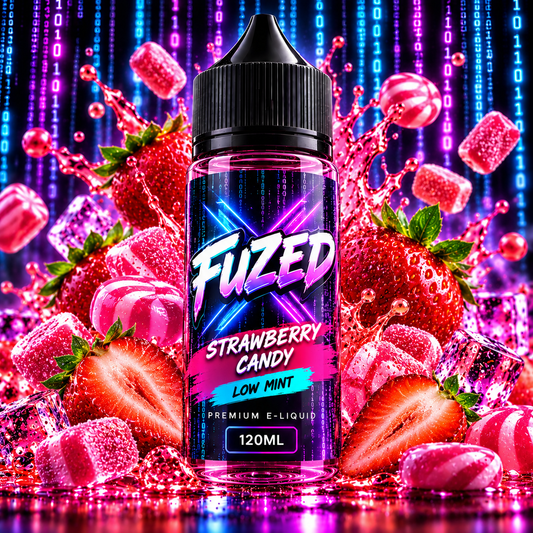 FUZED - Strawberry Candy - Low Mint - Liquid Flavour Blend - 120ml
